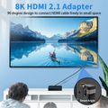 PremiumCord redukcia 8K HDMI A - HDMI A F/M 90st B