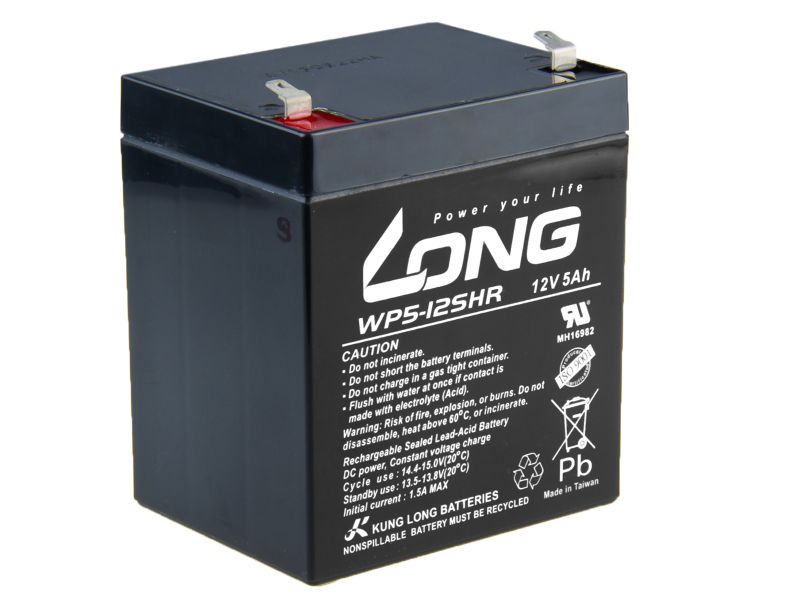 LONG batéria 12V 5Ah F1 HighRate (WP5-12SHR)