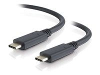 USB 3.2 - 10Gbps - M/M - USB kabel - USB-C (M) do USB-C (M) - USB 3.1 Gen 2 / Thunderbolt 3 - 20 V - 3 A - 1 m - černá