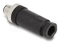 M12 Connector A-coded 3 pin male for mou