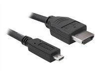HDMI kabel - HDMI s piny (male) do 19 pin micro HDMI Type D s piny (male) - 3 m