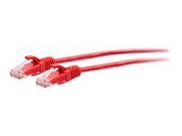 Red - Patch kabel - RJ-45 (M) do RJ-45 (M) - 4.5 m - 4.8 mm - UTP - CAT 6a - lisovaný, provedení bez hrbolků - červená