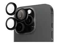 PanzerGlass ochranné kroužky fotoaparátu Apple iPhone 16 Pro/15 Pro/16 Pro Max/15 Pro Max černý hliník