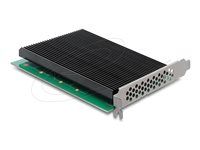 Delock - Adaptér rozhraní - with heat sink - bifurcation - M.2 - M.2 NVMe Card - PCIe 5.0 x16