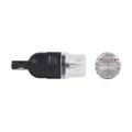 Autožárovka LED T10 12V CARCLEVER 4LED 2835SMD oranžová 2ks