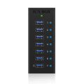 RAIDSONIC ICY BOX - USB 3.0 HUB  12V 3A 7portů