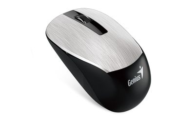 GENIUS NX-7015/Kancelářská/Optická/1 600 DPI/Bezdrátová USB/Stříbrná
