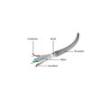 PATCH KABEL S/FTP cat.6a LSZH 0.5m yellow