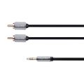 Kabel Jack 3.5mm stereo/2x Cinch 1m KRUGER & MATZ KM0309