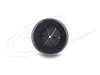 Rubber Cable Bushing round ? 22 mm black