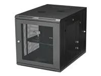 12U Vented Cabinet (RK1232WALHM) - Rozvaděčová skříň - montáž na stěnu - černá - 12U