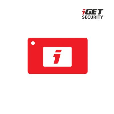 iGET SECURITY MP22 - RFID karta k klávesnici MP13 pro alarm M6-4G, minimální rozměry
