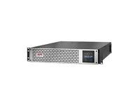 UPS (k montáži na regál) - interaktivní linka, 8x IEC C13, 1x IEC C19, SmartConnect+SmartSlot, AVR, LCD, s kartou pro správu sítě - AC 220/230/240 V - 2700 watt - 3000 VA - USB, serial, RJ-45 - výstupní konektory: 9 - 2U - černá se stříbrným předním rámem