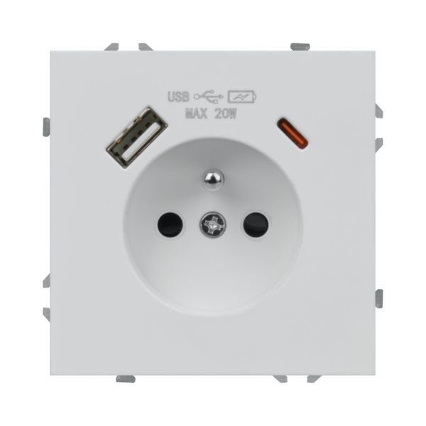 Zásuvka DPM MOXY MOX1036W bílá