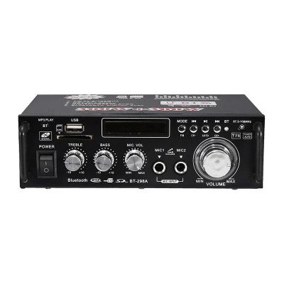 Zesilovač, rádio, bluetooth, přehrávač MP3, karaoke BT-298A