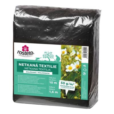 Netkaná textilie mulčovací Neotex ROSTETO 50g 1,6x10m černá