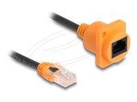 D-Type RJ45 cable plug to jack Cat.5e UT