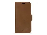 Pouzdro s klopou pro mobilní telefon - kůže full-grain - bronz - pro Apple iPhone 13 mini
