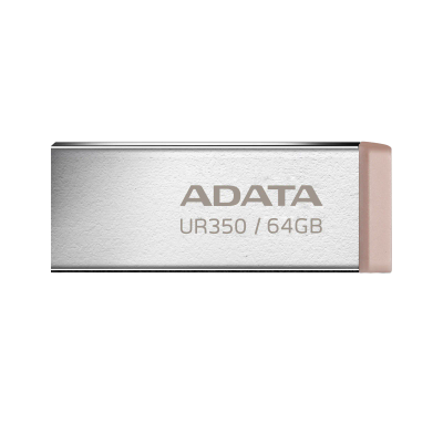 ADATA UR350/64GB/USB 3.2/USB-A/Hnědá