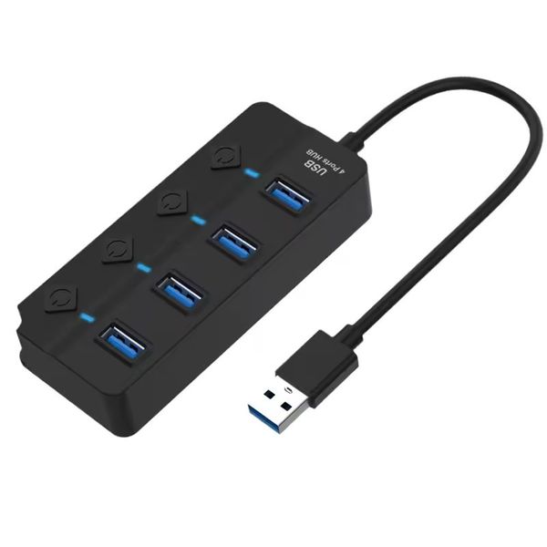 MEGATECH, 4x USB (3) Hub, USB-A, vypínač