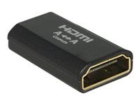 Spojka HDMI - HDMI se zdířkami (female) do HDMI se zdířkami (female) - černá - podporuje 4K