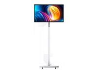 LED monitor - Chytrý - 27" - dotyková obrazovka - 1920 x 1080 Full HD (1080p) @ 60 Hz - IPS - 350 cd/m² - 1300:1 - 14 ms - reproduktory - bílá
