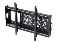 Vision VFM-W8X6S - Montážní sada (montáž na zed) - odolný, sklopný - pro plochý panel / mini PC - ocel válcovaná za studena - cerná - velikost obrazovky: 47"-90"