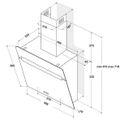 WHIRLPOOL Odsavač par WHVP 62F LT SK