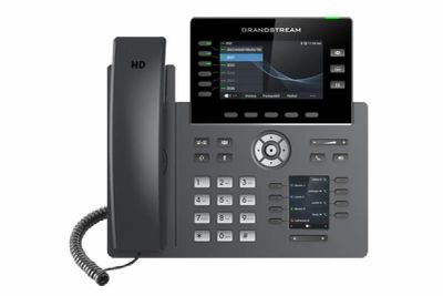 Grandstream GRP2616 SIP telefon, 2xdisplej, 4.3" a 2.4", 6 SIP účty, 24 pr.tl.,2x1Gb, WiFi, BT, USB
