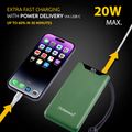 INTENSO F10000, Powerbanka 10000 mAh, zelená