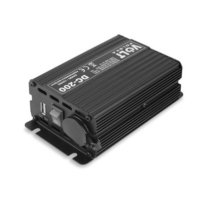 Měnič napětí VOLT DC 200 24/12V 15A USB 200W