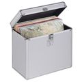HAMA Hard case, kufřík na 50ks desek, stříbrný