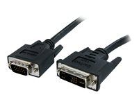 Video kabel - HD-15 (VGA) (M) do DVI-A (M) - 2 m - lisovaný, křídlové šrouby - černá