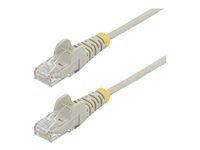 Startech 1.5m Slim LSZH CAT6 Ethernet Cable, 10 Gigabit Snagless RJ45 100W PoE Patch Cord, CAT 6 10GbE UTP Network Cable w/Strain Relief, Grey, ETL, Low Smoke Zero Halogen - Category 6 - 28AWG (N6PAT150CMGRS) - Patch kabel - RJ-45 (M) do RJ-45 (M) - 1.5 m - CAT 6 - provedení bez hrbolku - šedá