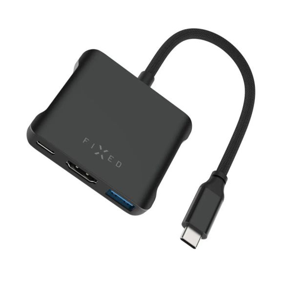 5-port hliníkový USB-C FIXED HUB,140W, PD3.1