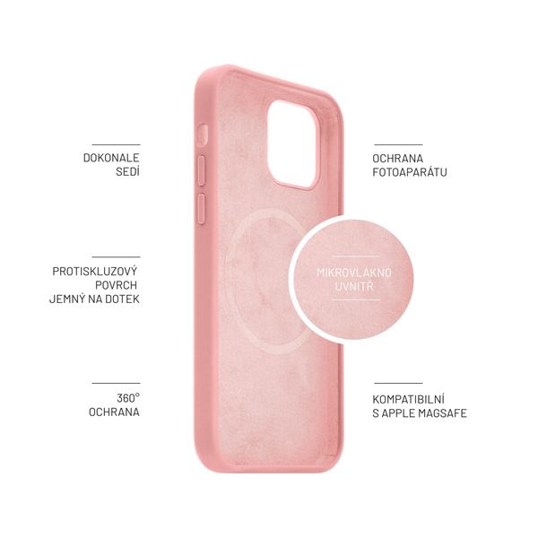 FIXED MagFlow Apple iPhone 14, růžový