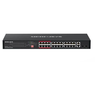 MERCUSYS MS126CP, 24-Port 1 Gbps Rack Switch
