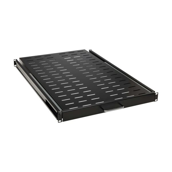 Police posuvná SmartRack 1U, nosnost 22.7kg, hloubka 719mm, odvětrávaná