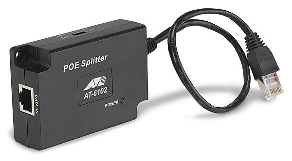 Allied Telesis  Gb POE Splitter,802.3af AT-6102G