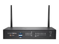 SonicWall TZ Series (Gen 7) TZ270W - Bezpecnostní zarízení - wireless, AC - 1GbE - Wi-Fi 5 - 2.4 GHz, 5 GHz - desktop