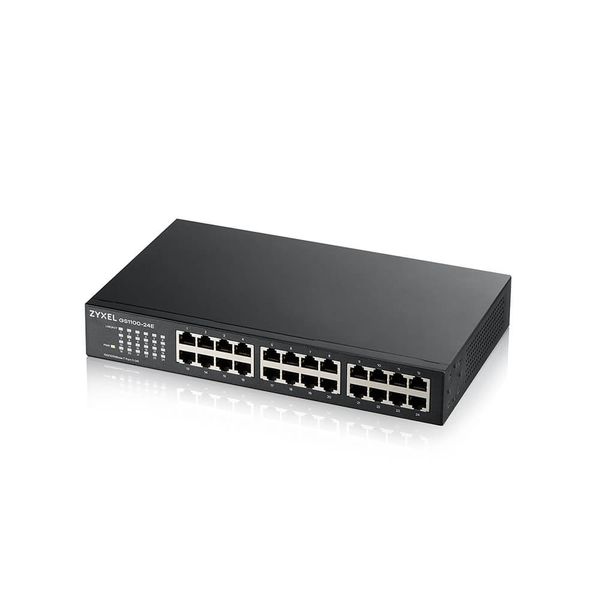 ZYXEL 24xGb fanless rack switch GS1100-24E v4