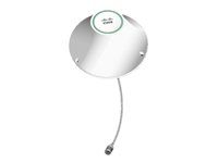 Cisco 4G Indoor Ceiling-Mount Omnidirectional Antenna - Anténa - 1,5 dBi (pro 700 - 960 MHz), 1 dBi (pro 700 - 960 MHz), 1,7 dBi (pro 1,7 - 2,2 GHz), 3,2 dBi (pro 1,7 - 2,2 GHz), 3 dBi (pro 2,5 - 2,7 GHz), 4 dBi (pro 2,5 - 2,7 GHz) - všesměrová - možnost upevnění na strop, uchytitelná na stěnu, vnitřní - bílá - repasované - pro 3G wireless Enhanced High-Speed WAN Interface Card