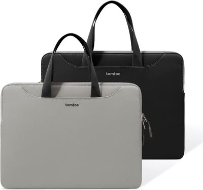 TOMTOC DUAL Sleeve for MacBook 13,5", black/gray