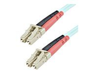 LSZH Fiber Patch Cord - Patch kabel - multirežim LC (M) do multirežim LC (M) - 1 m - 1 m - optické vlákno - duplex - 50 / 125 mikron - vodě - barva - pro P/N: J9152AST, MASFP10GBSR, SFP10GBLRMST, SFP10GBSRST, SFP10GSRSST, SFP10GSRXST
