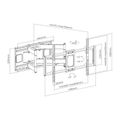 SBOX PLB-7486, Držák na TV, 43"-100"