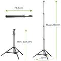 Kompaktní světelný stativ Bresser BR-TP240 PRO-1 240 cm