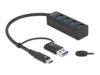 Rozbočovač - 4 x USB 3.2 Gen 1 + 1 x USB-C 3.2 Gen 1 - desktop