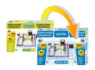 Elektronická stavebnice BOFFIN I 100 – rozšíření na BOFFIN I 300