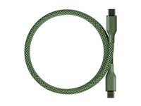 PanzerGlass empower magnetický kabel 240 W USB-C/USB-C, 1.5 m zelený