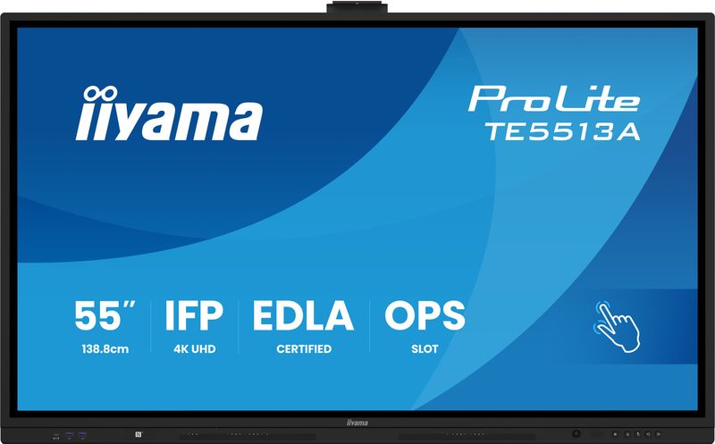 55" iiyama TE5513A-B2AG:IPS,4K,40P,EDLA